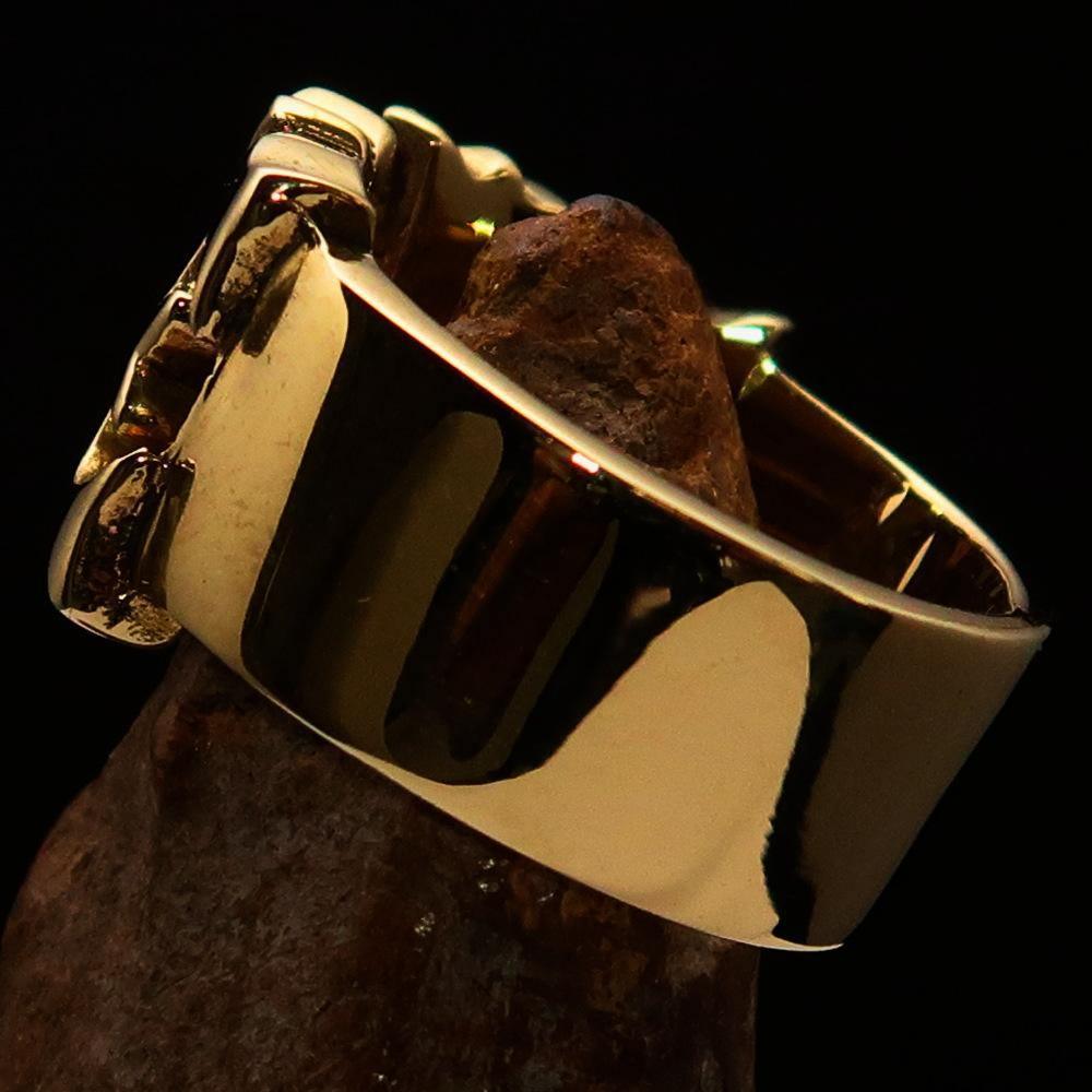 Excellent crafted One Word Love Ring - Solid Brass