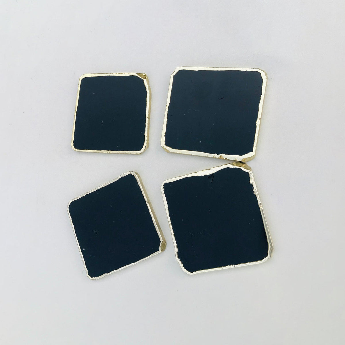 Black Agate Natural Edge Coasters